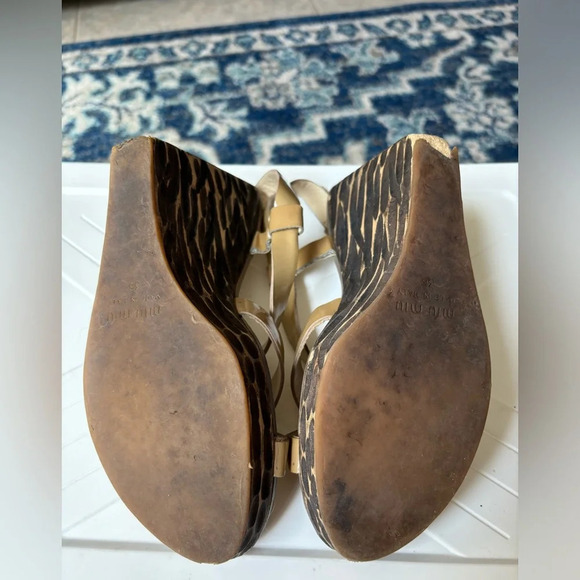 Miu Miu Wedge Sandals - Picture 4 of 10
